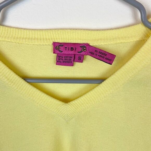 Tibi Vintage Knit V-Neck Sweater - Picture 6 of 6